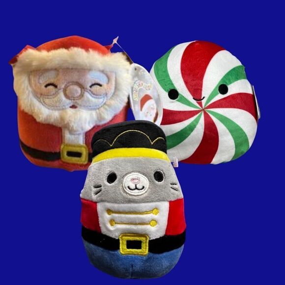 NWT 2021 Holiday Squishmallow Nick Dulce & Murray 4.5” - Picture 1 of 4